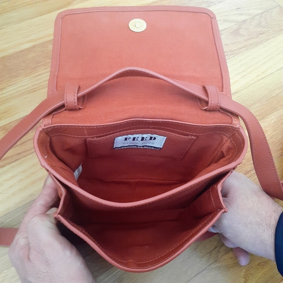 Blair Eadie For Feed Collection Crossbody Bag  OS Color Brick Blair Eadie - Picture 3 of 5